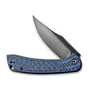 CIVIVI Dogma Flipper & Thumb Hole Knife G10 & Carbon Fiber Handle (3.46" Damascus Blade) C2014DS - 2 - CIVIVI