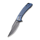 CIVIVI Dogma Flipper & Thumb Hole Knife G10 & Carbon Fiber Handle (3.46" Damascus Blade) C2014DS - 2 - CIVIVI