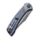 CIVIVI Dogma Flipper & Thumb Hole Knife G10 & Carbon Fiber Handle (3.46" Damascus Blade) C2014DS - 2 - CIVIVI
