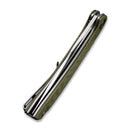 CIVIVI Dogma Flipper & Thumb Hole Knife G10 Handle (3.46" D2 Blade) C2005A - CIVIVI