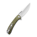 CIVIVI Dogma Flipper & Thumb Hole Knife G10 Handle (3.46" D2 Blade) C2005A - CIVIVI