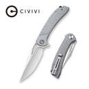 CIVIVI Dogma Flipper & Thumb Hole Knife G10 Handle (3.46" D2 Blade) C2005B - CIVIVI