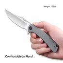 CIVIVI Dogma Flipper & Thumb Hole Knife G10 Handle (3.46" D2 Blade) C2005B - CIVIVI