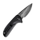 CIVIVI Durus Flipper Knife G10 Handle (3" Damascus Blade) C906DS - 2 - CIVIVI