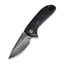 CIVIVI Durus Flipper Knife G10 Handle (3" Damascus Blade) C906DS - 2 - CIVIVI