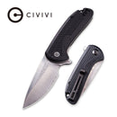 CIVIVI Durus Flipper Knife G10 Handle (3" Damascus Blade) C906DS - CIVIVI