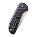 CIVIVI Durus Flipper Knife G10 Handle (3" Damascus Blade) C906DS - CIVIVI