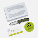CIVIVI Elementum 6AL4V Titanium Handle Scales Compatible With Elementum C907 Pocket Knife C18062AD - 1 - CIVIVI