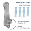 CIVIVI Elementum 6AL4V Titanium Handle Scales Compatible With Elementum C907 Pocket Knife C18062AD - 2 - CIVIVI
