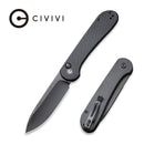 CIVIVI Button Lock Elementum Pocket Knife G10 Handle (3.47" 14C28N Blade) C2103A - CIVIVI