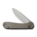 CIVIVI Button Lock Elementum Pocket Knife Micarta Handle (3.47" 14C28N Blade) C2103C - CIVIVI