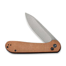 CIVIVI Button Lock Elementum Pocket Knife Micarta Handle (3.47" 14C28N Blade) C2103D - CIVIVI