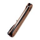 CIVIVI Button Lock Elementum Pocket Knife Micarta Handle (3.47" 14C28N Blade) C2103D - CIVIVI