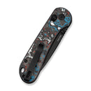 CIVIVI Elementum (Crossbar Lock) Thumb Stud & Crossbar Lock Knife Nebula FatCarbon Fiber Handle (2.96" Black Stonewashed CPM S35VN Blade) C24063B - 1 - CIVIVI