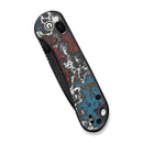 CIVIVI Elementum (Crossbar Lock) Thumb Stud & Crossbar Lock Knife Nebula FatCarbon Fiber Handle (2.96" Black Stonewashed CPM S35VN Blade) C24063B - 1 - CIVIVI