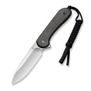 CIVIVI Fixed Blade Elementum Tactical Knife Micarta Handle (3.98" D2 Blade) C2105B - CIVIVI