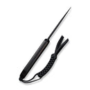 CIVIVI Fixed Blade Elementum Tactical Knife Wood Handle (3.98" Damascus Blade) C2105 - DS1 - CIVIVI