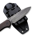 CIVIVI Fixed Blade Elementum Tactical Knife Wood Handle (3.98" Damascus Blade) C2105 - DS1 - CIVIVI