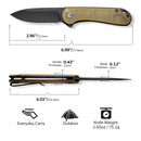 CIVIVI Elementum Flipper Knife Ultem Handle (2.96" D2 Blade) C907A - 5 - CIVIVI