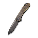 CIVIVI Elementum Flipper Knife Brass Handle (2.96" D2 Blade) C907T - A - CIVIVI