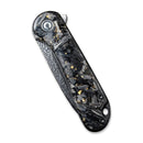 CIVIVI Elementum Flipper Knife Carbon Fiber Handle (2.96" Damascus Blade) C907C - DS1 - CIVIVI