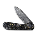 CIVIVI Elementum Flipper Knife Carbon Fiber Handle (2.96" Damascus Blade) C907C - DS1 - CIVIVI