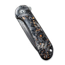 CIVIVI Elementum Flipper Knife Carbon Fiber Handle (2.96" Damascus Blade) C907C - DS3 - CIVIVI