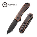 CIVIVI Elementum Flipper Knife Copper Handle (2.96" D2 Blade) C907T - B - CIVIVI