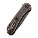 CIVIVI Elementum Flipper Knife Copper Handle (2.96" D2 Blade) C907T - B - CIVIVI