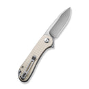 CIVIVI Elementum Flipper Knife G10 Handle (2.96" D2 Blade) C907A - 3 - CIVIVI