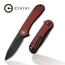 CIVIVI Elementum Flipper Knife G10 Handle (2.96" D2 Blade) C907A - 1 - CIVIVI