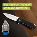 CIVIVI Elementum Flipper Knife G10 Handle (2.96" D2 Blade) C907A