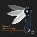 CIVIVI Elementum Flipper Knife G10 Handle (2.96" D2 Blade) C907A - CIVIVI