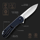 CIVIVI Elementum Flipper Knife G10 Handle (2.96" D2 Blade) C907A - CIVIVI