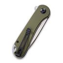 CIVIVI Elementum Flipper Knife G10 Handle (2.96" D2 Blade) C907E - CIVIVI