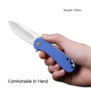CIVIVI Elementum Flipper Knife G10 Handle (2.96" D2 Blade) C907F - CIVIVI