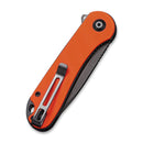 CIVIVI Elementum Flipper Knife G10 Handle (2.96" D2 Blade) C907Y - CIVIVI
