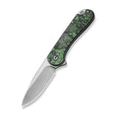 CIVIVI Elementum Flipper Knife Jungle Wear Fat Carbon Fiber Handle (2.96" Satin Finished CPM S35VN Blade) C907A-6