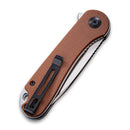 CIVIVI Elementum Flipper Knife Micarta Handle (2.96" D2 Blade) C907M - CIVIVI