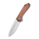CIVIVI Elementum Flipper Knife Micarta Handle (2.96" D2 Blade) C907M - CIVIVI