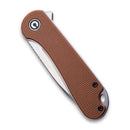 CIVIVI Elementum Flipper Knife Micarta Handle (2.96" D2 Blade) C907M - CIVIVI