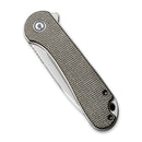 CIVIVI Elementum Flipper Knife Micarta Handle (2.96" D2 Blade) C907T - CIVIVI