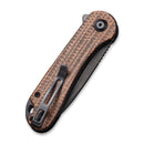 CIVIVI Elementum Flipper Knife Micarta Handle (2.96" D2 Blade) C907T - C - CIVIVI