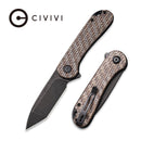 CIVIVI Elementum Flipper Knife Micarta Handle (2.96" D2 Blade) C907T - D - CIVIVI