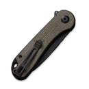 CIVIVI Elementum Flipper Knife Micarta Handle (2.96" D2 Blade) C907Z - CIVIVI