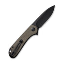 CIVIVI Elementum Flipper Knife Micarta Handle (2.96" D2 Blade) C907Z - CIVIVI