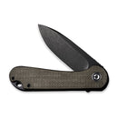 CIVIVI Elementum Flipper Knife Micarta Handle (2.96" D2 Blade) C907Z - CIVIVI