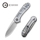 CIVIVI Elementum Flipper Knife Lexan Handle (2.96" D2 Blade) C907A - 7 - CIVIVI