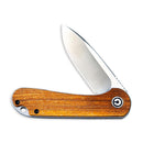 CIVIVI Elementum Flipper Knife Wood Handle (2.96" D2 Blade) C907C - CIVIVI