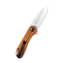 CIVIVI Elementum Flipper Knife Wood Handle (2.96" D2 Blade) C907C - CIVIVI
